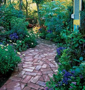 garden path, walkway