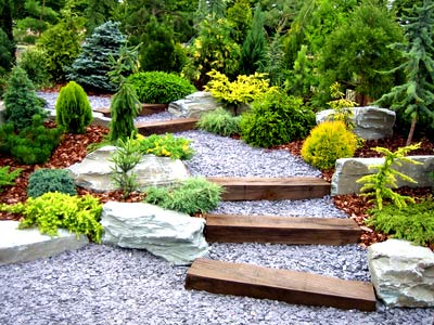 Garden Steps Design on Design Walkways And Garden Paths   Garden Design For Living